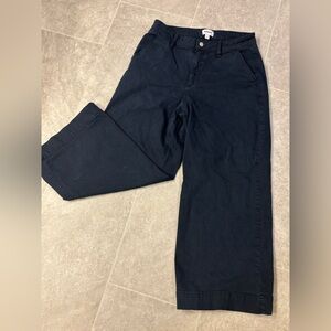 Sonoma Navy Blue Wide Leg Denim Pants 14